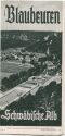Blaubeuren 1941 - Faltblatt mit 11 Abbildungen