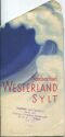 Sylt - Nordseebad Westerland 30er Jahre - Faltblatt mit 24 Abbildungen