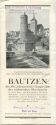 Bautzen 1932 - Faltblatt mit 8 Abbildungen