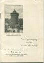 Nürnberg 1934 20 Seiten mit 13 Abbildungen und einem Lageplan