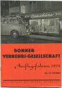 Bonn 1956 - Bonner Verkehrs-Gesellschaft BVG