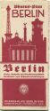 Berlin - Pharus-Plan 30er Jahre - Kleine Ausgabe mit Strassenverzeichnis