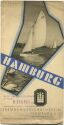 Hamburg 30er Jahre - Faltblatt mit 12 Abbildungen