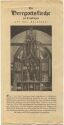 Creglingen 1951 - Die Herrgottskirche - Faltblatt