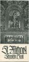Schwäbisch Hall - St. Michael 50er Jahre - Faltblatt mit 2 Abbildungen