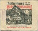 Werbekarte - Rothenburg ob der Tauber - Haus Meistertrunk