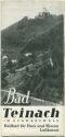 Prospekt - Bad Teinach 1934 - Faltblatt mit 8 Abbildungen