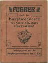 Sauerland ca. 1910 - Führer durch das Hauptwegenetz