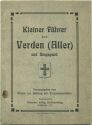 Kleiner Führer durch Verden (Aller) und Umgebung ca. 1900 - 40 Seiten mit 14 Abbildungen