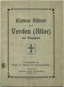 Kleiner Führer durch Verden (Aller) und Umgebung ca. 1900 - 40 Seiten mit 14 Abbildungen