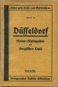 Düsseldorf Nieder-Rheingebiet und Bergisches Land 30er Jahre