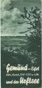 Gemünd Eifel und der Urfsee 30er Jahre - Faltblatt mit 14 Abbildungen