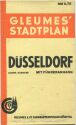 Düsseldorf 1940 - Gleumes Stadtplan - Mehrfarbenplan
