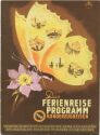 Deutsches Reisebüro DER  1949 - Das Ferienreise Programm Sonderzugreisen - 20 Seiten mit vielen Abbildungen
