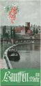 Lauffen am Neckar 1955 - Faltblatt mit 7 Abbildungen
