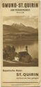 Gmund-St. Quirin 30er Jahre - Faltblatt mit 9 Abbildungen