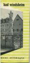 Bad Windsheim 1962 - 8 Seiten mit 8 Abbildungen