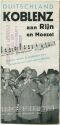 Koblenz aan Rijn en Mosel 1935 - 12 Seiten mit 50 Abbildungen
