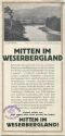 Mitten im Weserbergland 30er Jahre - Faltblatt