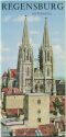 Regensburg 1967 - Faltblatt mit 21 Abbildungen