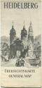 Heidelberg 1936 - Übersichtskarte