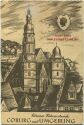 Coburg 1955 - 20 Seiten und ein Plan der Innenstadt und Umgebung