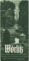 Wörlitz 1938 - Faltblatt mit 14 Abbildungen