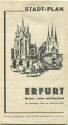 Erfurt 30er Jahre - Stadtplan