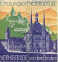 Wernigerode 1937 - 16 Seiten mit vielen Abbildungen - Titelbild und Zeichnungen E. Jantke