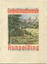 Ruhpolding 1936 - 12 Seiten mit 21 Abbildungen