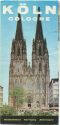 Köln 1966 - Faltblatt mit 21 Abbildungen
