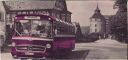 Bahnbus Reisen 1966 - Faltblatt Bahnbuslinie Stuttgart Schwäbisch Hall