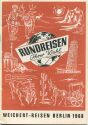 Weichert-Reisen Berlin 1968 - 66 Seiten