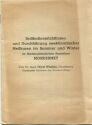 Norderney 1950 - Indikationsrichtlinien von Dr. med. Horst Winkler - 8 Seiten