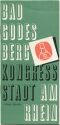 Bad Godesberg 1957 - Kongressstadt am Rhein - 12 Seiten mit 14 Abbildungen