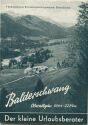 Balderschwang 1955 - 16 Seiten mit 5 Abbildungen