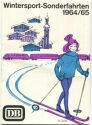 Deutsche Bahn 1964/65 - Wintersport Sonderfahrten - 20 Seiten