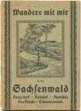 Führer durch den Sachsenwald 1925 - Bergedorf Reinbek