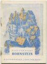 Hohnstein 1954 - 48 Seiten mit 16 Abbildungen und einer Karte