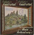 Rothenburg - Liebliches Taubertal 50er Jahre - Faltblatt
