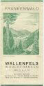 Wallenfels in Oberfranken 30er Jahre - Faltblatt mit 6 Abbildungen