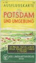 Potsdam und Umgebung - Ausflugskarte 1:75000 - VEB Landkartenverlag Berlin