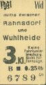 Historische Fahrkarte - Alter Fahrschein - S-Bahn-Karte - Berlin