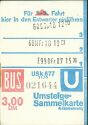 Alte Fahrkarte BVG - Historischer Fahrschein Berlin