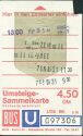 Alte Fahrkarte BVG - Historischer Fahrschein Berlin
