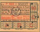 Alte Fahrkarte BVG - Historischer Fahrschein Berlin