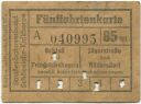 Schöneiche Kalkberge - Strassenbahnverband Schöneiche-Kalkberge - Fünffahrtenkarte