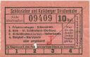 Schöneiche Kalkberge - Schöneicher und Kalkberger Strassenbahn - Fahrschein