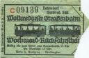 Woltersdorf - Woltersdorfer Strassenbahn - Wochenend-Rückfahrschein