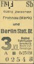 Historische Fahrkarte - Alter Fahrschein - S-Bahn-Karte - Berlin